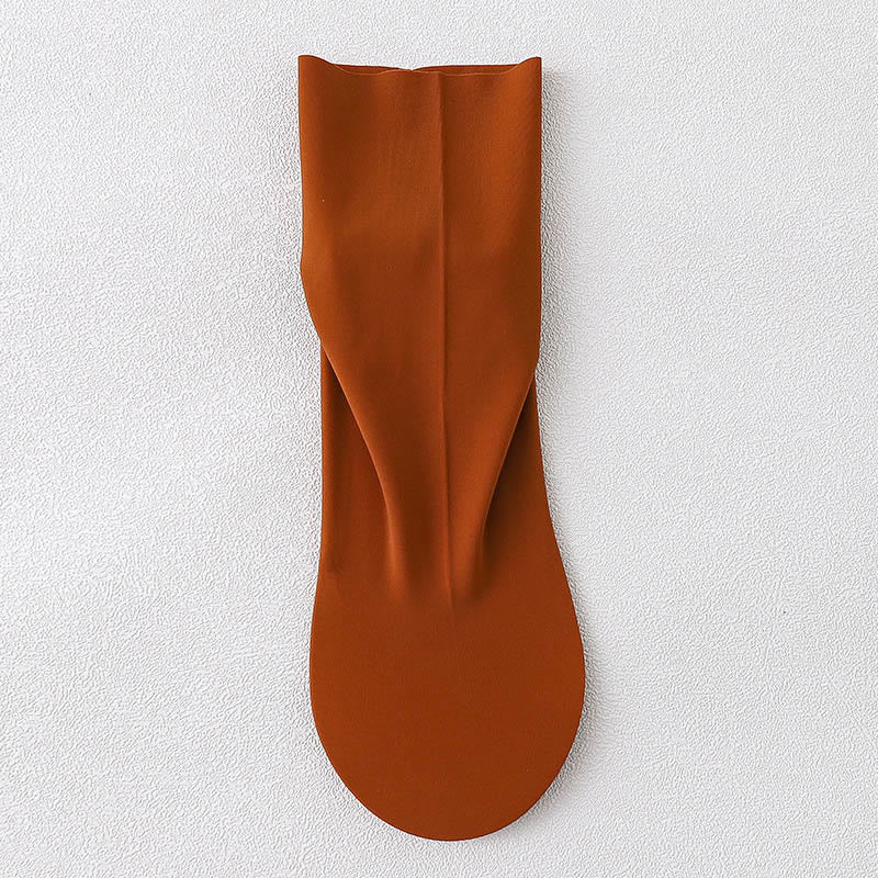 Chaussettes en soie glacée grande taille (8 paires)