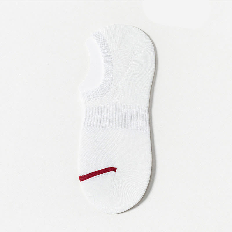 Chaussettes d'été invisibles en maille grande taille (7 paires)