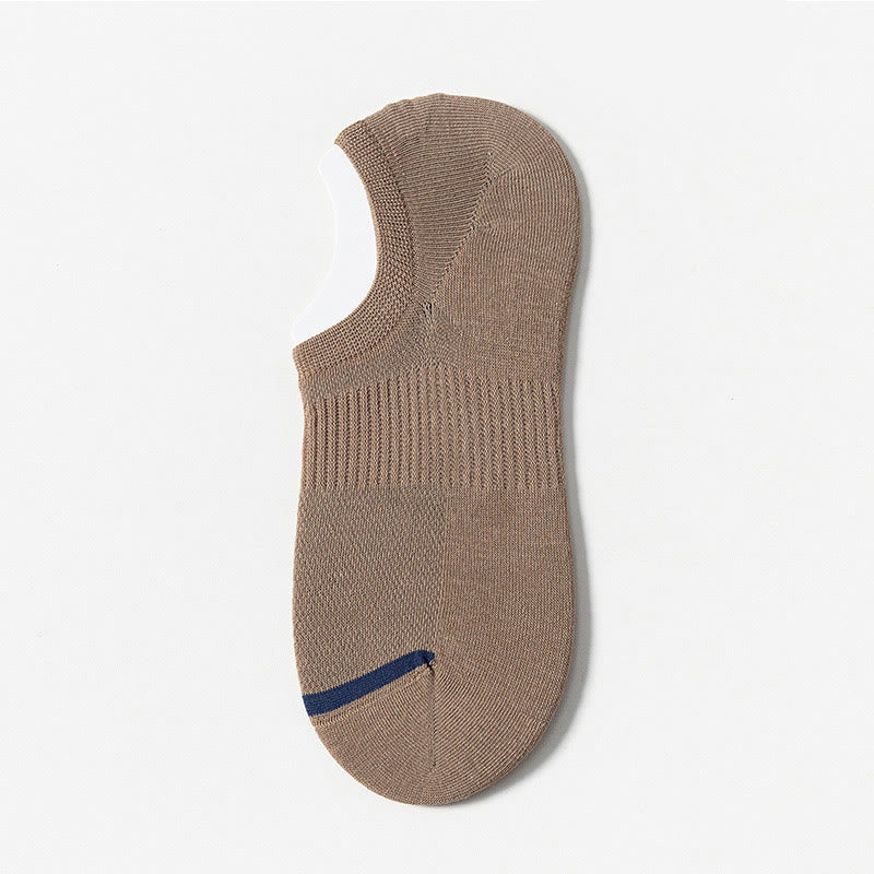 Chaussettes d'été invisibles en maille grande taille (7 paires)