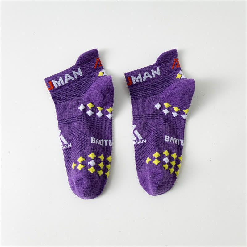 Chaussettes de compression antimicrobiennes grande taille (6 paires) - Violet - EU40-44 (US7-10) - image 13