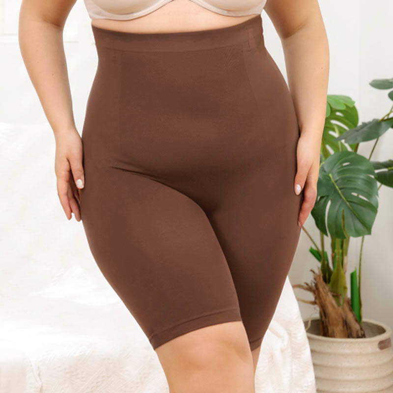 Short de compression taille haute grande taille