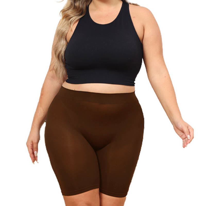 Short de compression doux pour la peau grande taille