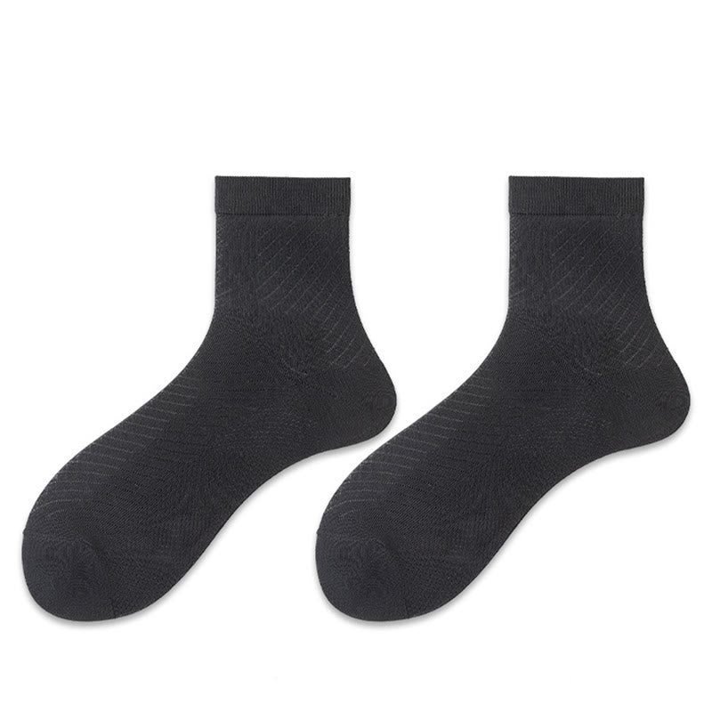 Chaussettes en soie glacée grande taille (5 paires)