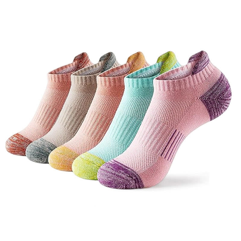 Chaussettes de compression pour chevilles avec soutien de la voûte plantaire grande taille (10 paires) - Multicolore*2 - EU37-45 (US4-11) - image 0