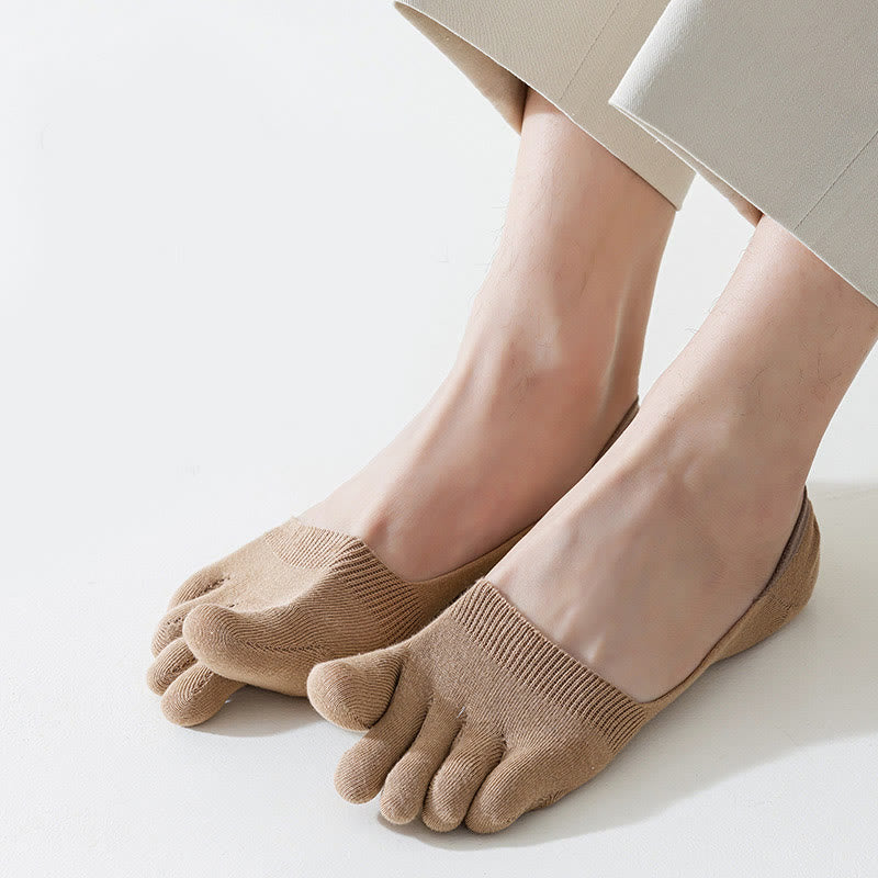 Chaussettes d'alignement de couleur unie grande taille (4 paires)