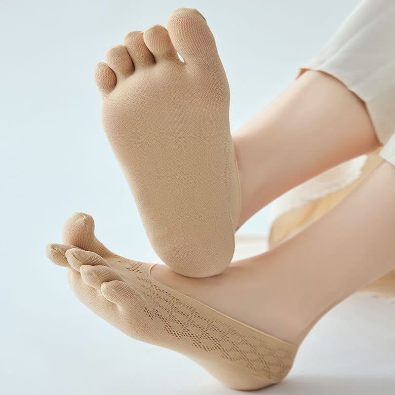 Chaussettes d'alignement antidérapantes grande taille (5 paires)