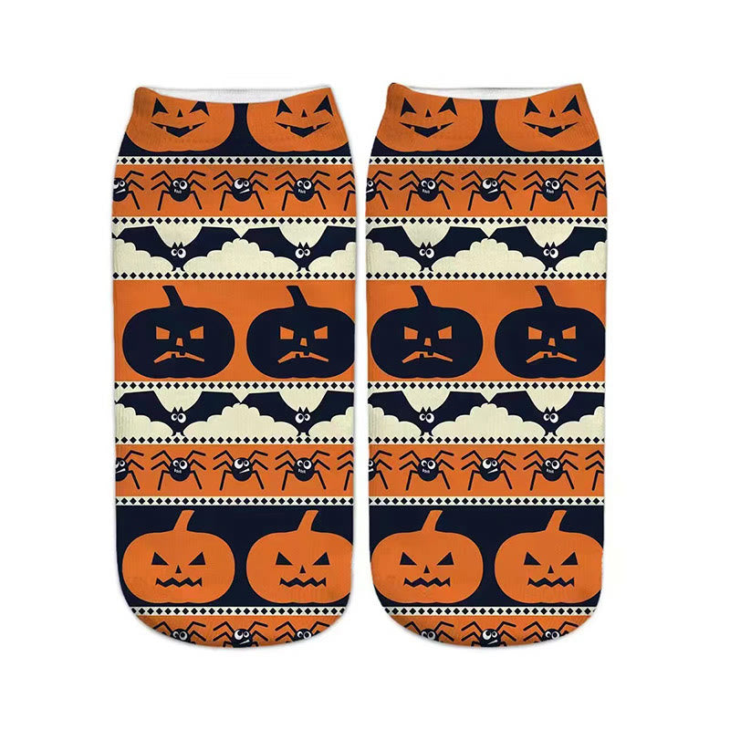 Chaussettes d'Halloween 3D grande taille (5 paires) - image 6