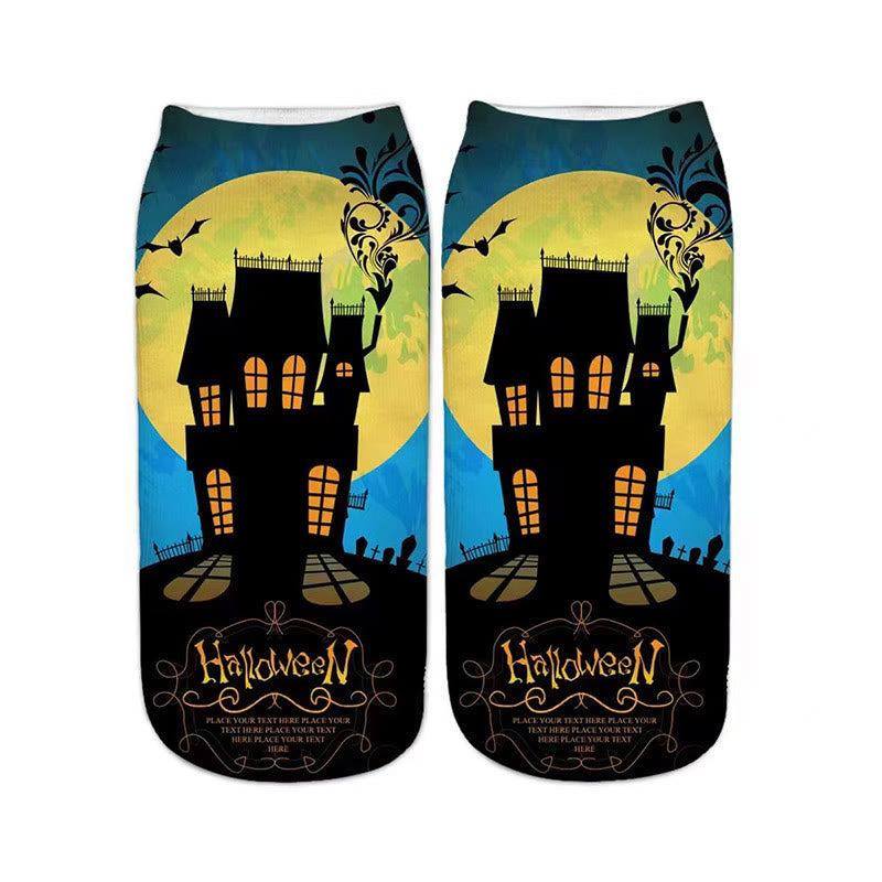 Chaussettes « Maison hantée citrouille » (5 paires) - image 5