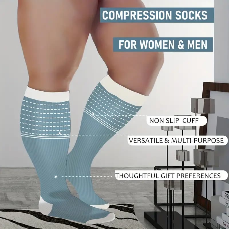 Chaussettes de compression grande taille (3 paires)