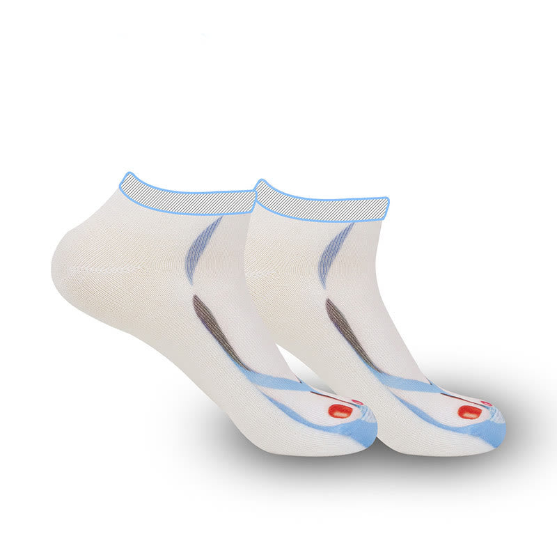 Chaussettes tongs 3D grande taille (3 paires) - image 7