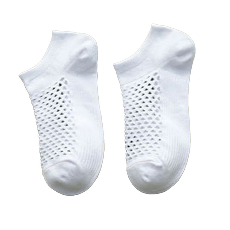 Chaussettes souples en maille de couleur unie grande taille (10 paires)