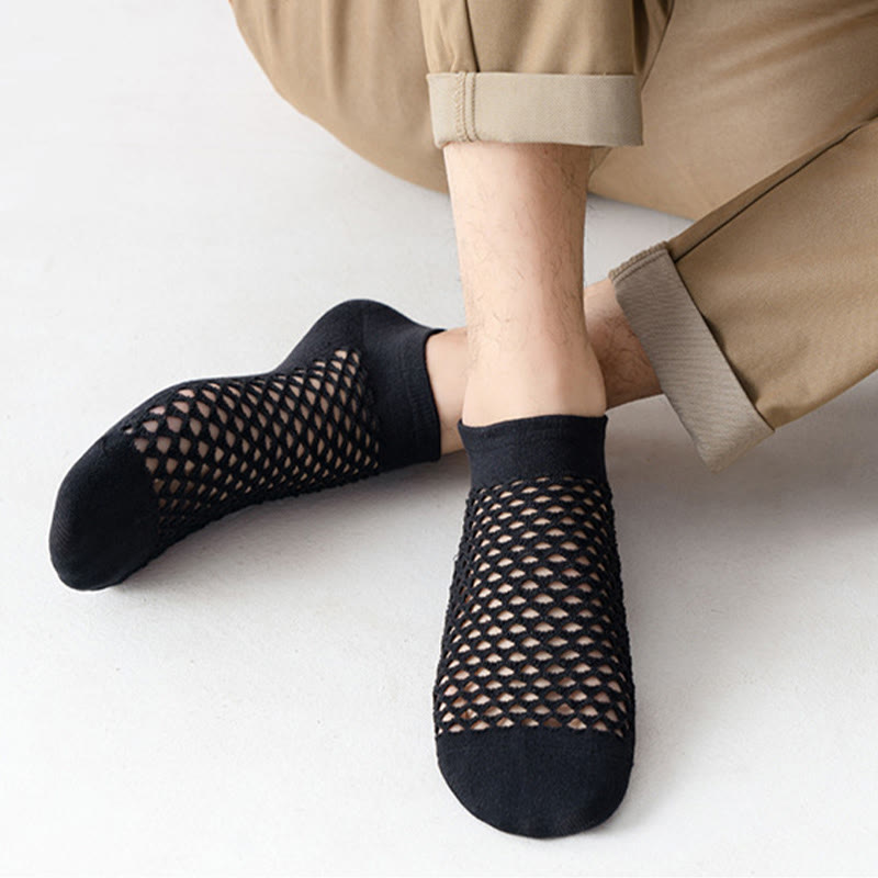 Chaussettes souples en maille de couleur unie grande taille (10 paires)