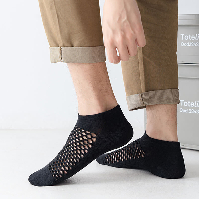 Chaussettes souples en maille de couleur unie grande taille (10 paires)