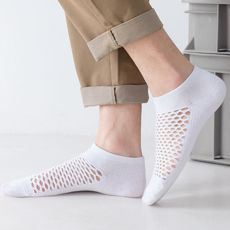 Chaussettes souples en maille de couleur unie grande taille (10 paires)