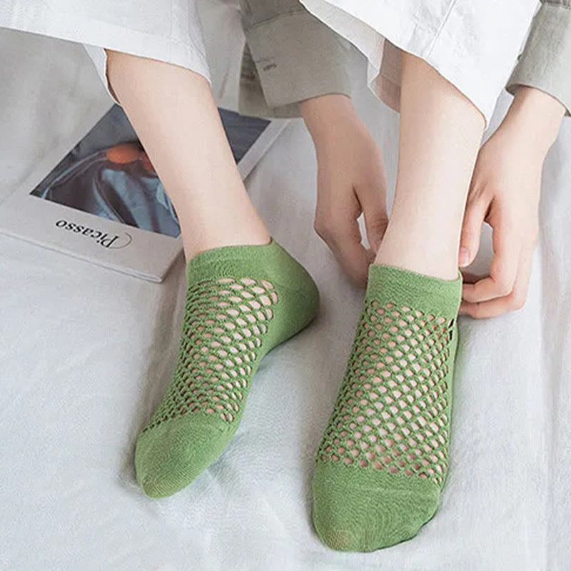 Chaussettes respirantes en maille grande taille (8 paires)