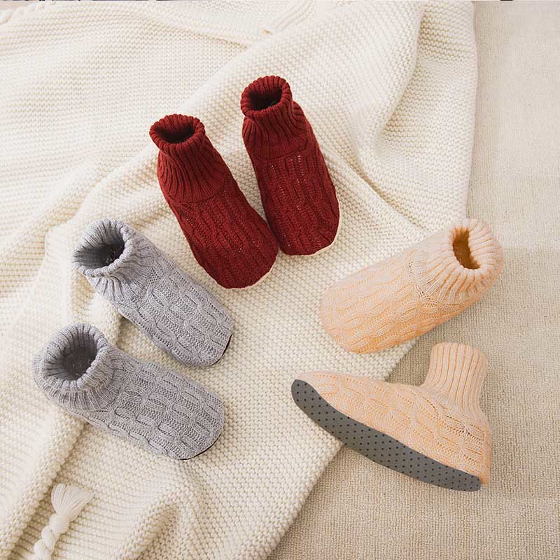 Chaussons-chaussettes épais et doux pour la peau, grande taille - image 8
