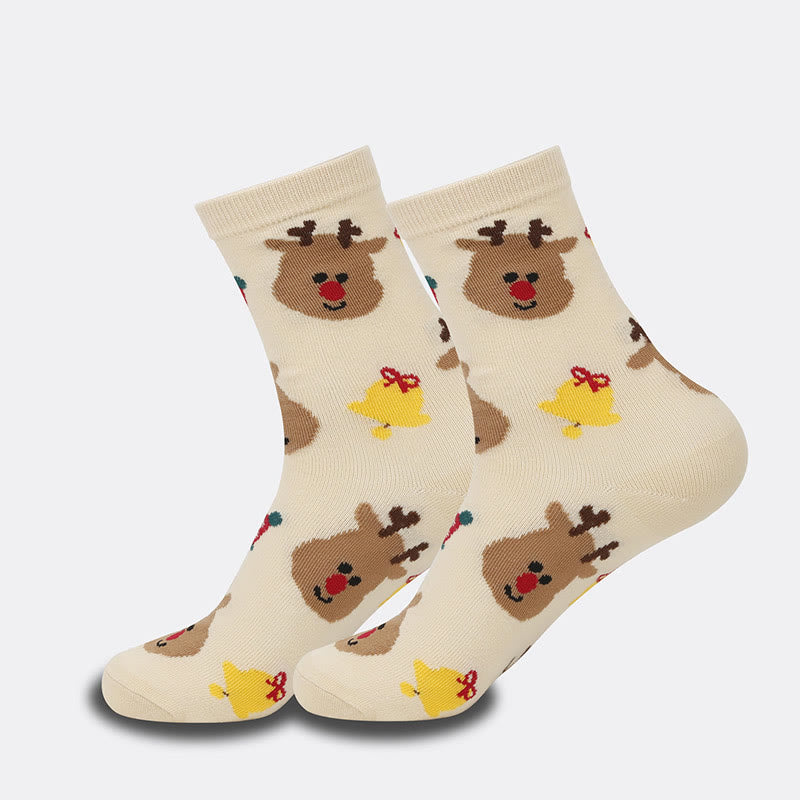 Chaussettes de Noël mignonnes grande taille (4 paires) - image 7