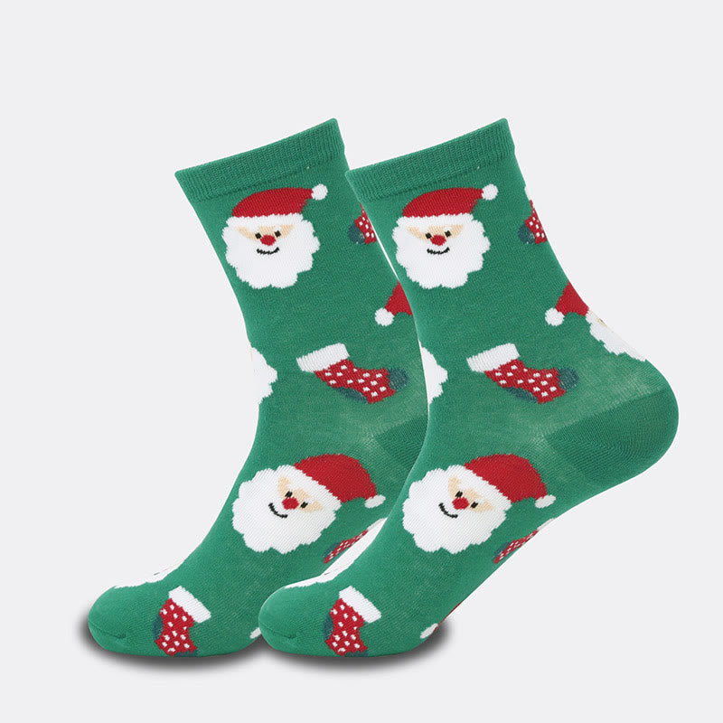 Chaussettes de Noël mignonnes grande taille (4 paires) - image 4