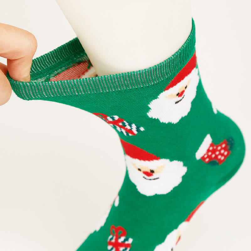 Chaussettes de Noël mignonnes grande taille (4 paires) - image 8