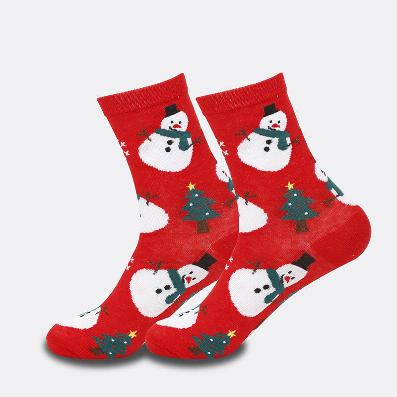 Chaussettes de Noël mignonnes grande taille (4 paires) - image 5