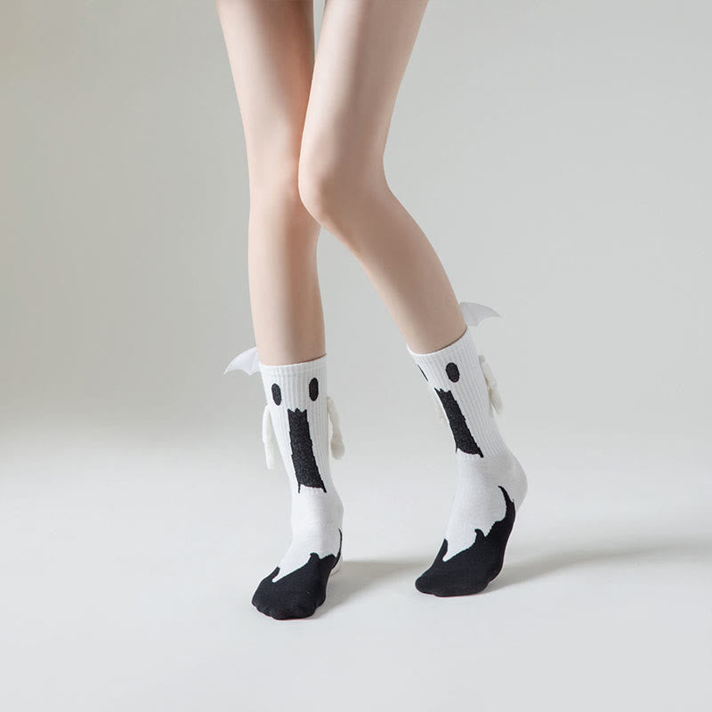 Chaussettes courtes à attraction magnétique fantôme grande taille (2 paires) - image 4