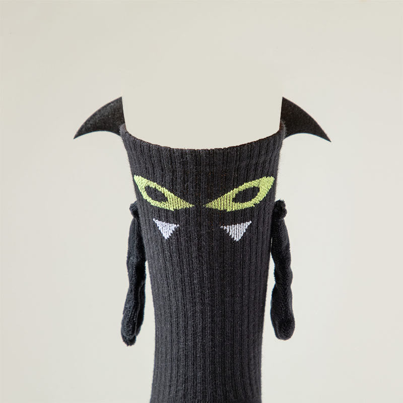 Chaussettes courtes à attraction magnétique fantôme grande taille (2 paires) - Noir - EU36-44 (US3-10) - image 9