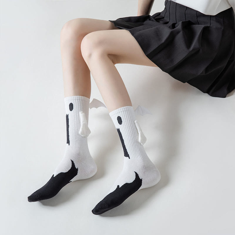 Chaussettes courtes à attraction magnétique fantôme grande taille (2 paires) - image 7