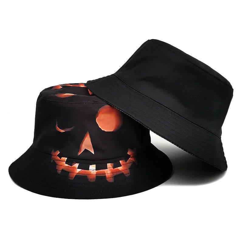 Chapeau seau citrouille d'Halloween grande taille - image 2