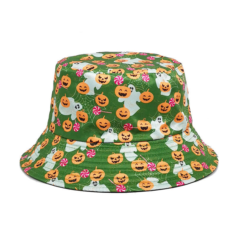 Chapeau seau citrouille vert grande taille - Vert - Taille unique - image 0
