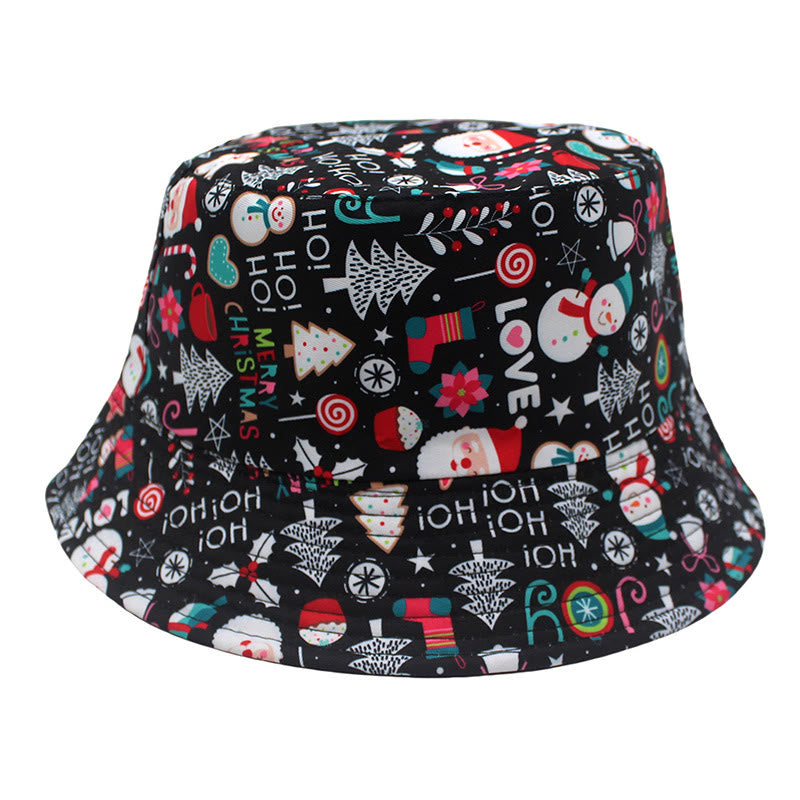 Chapeau bob de Noël grande taille - arbre de Noël - Taille unique - image 9