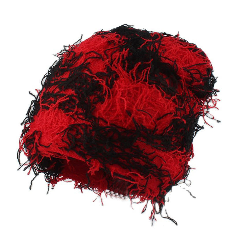 Bonnet tricoté unisexe grande taille