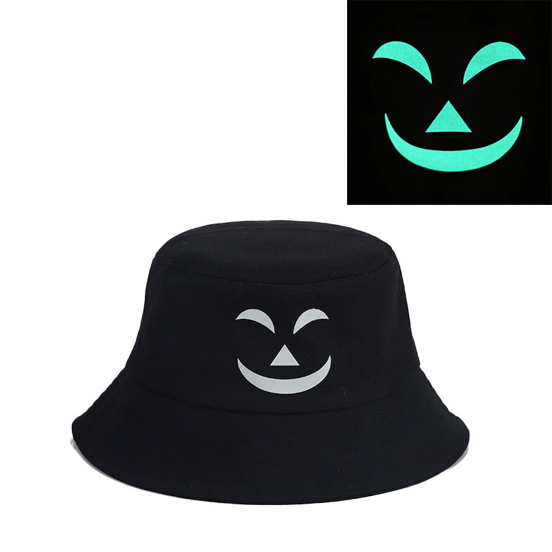 Chapeau bob grande taille à motif d'horreur noctilucous - C - Taille unique - image 3