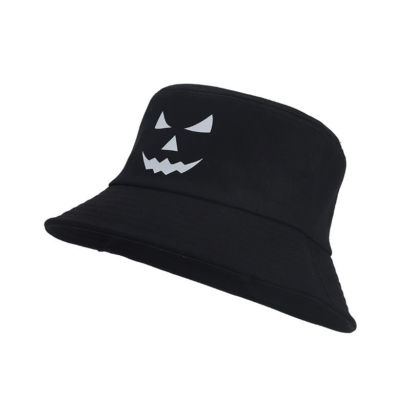 Chapeau bob grande taille à motif d'horreur noctilucous - image 7