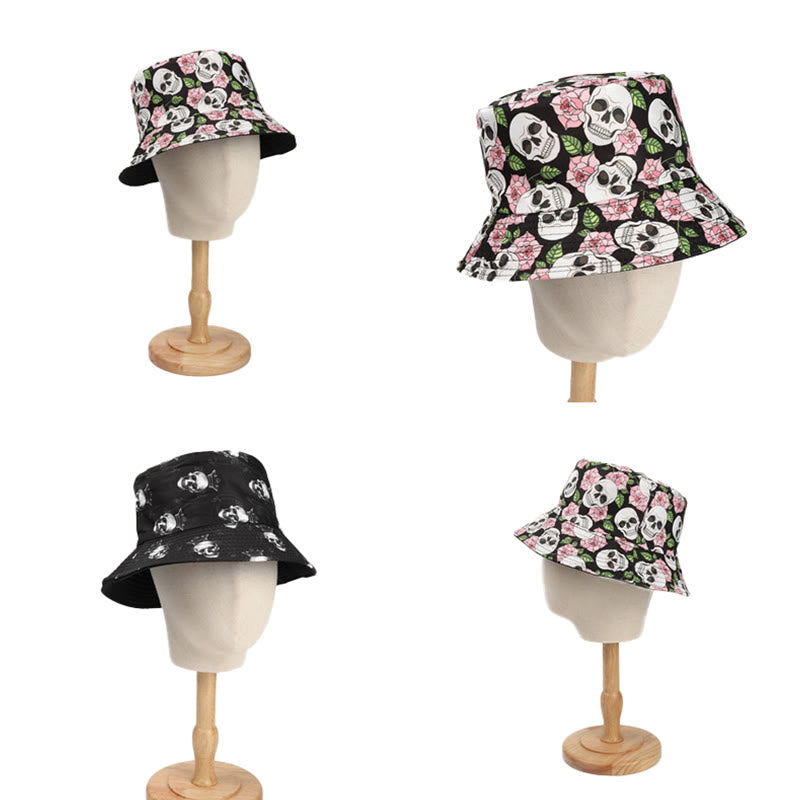 Chapeau bob grande taille série Skull - image 9