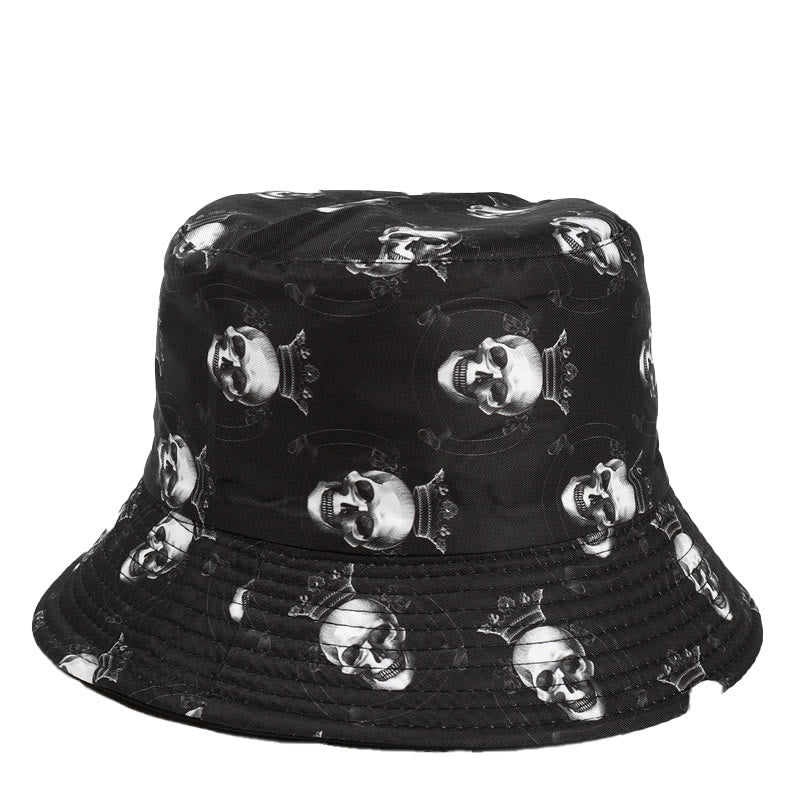 Chapeau bob grande taille série Skull - Crâne de couronne - Taille unique - image 5