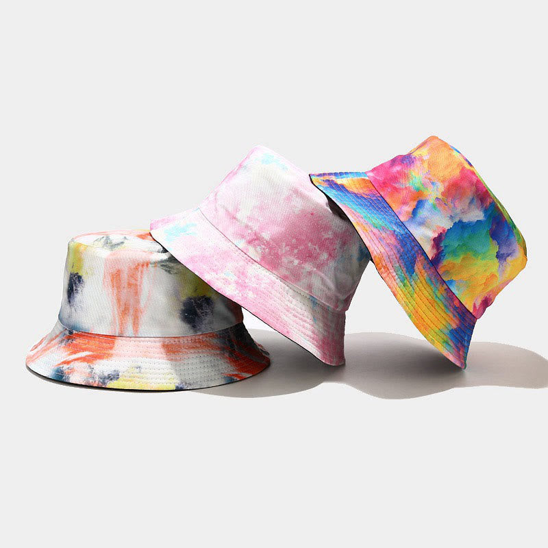 Chapeau bob tie-dye grande taille