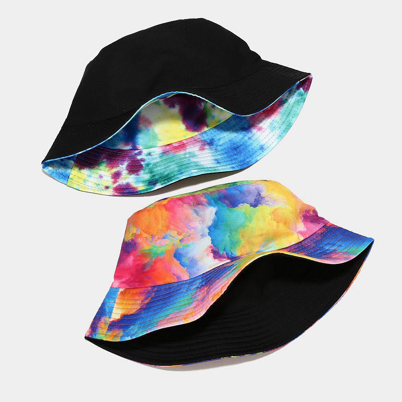 Chapeau bob tie-dye grande taille