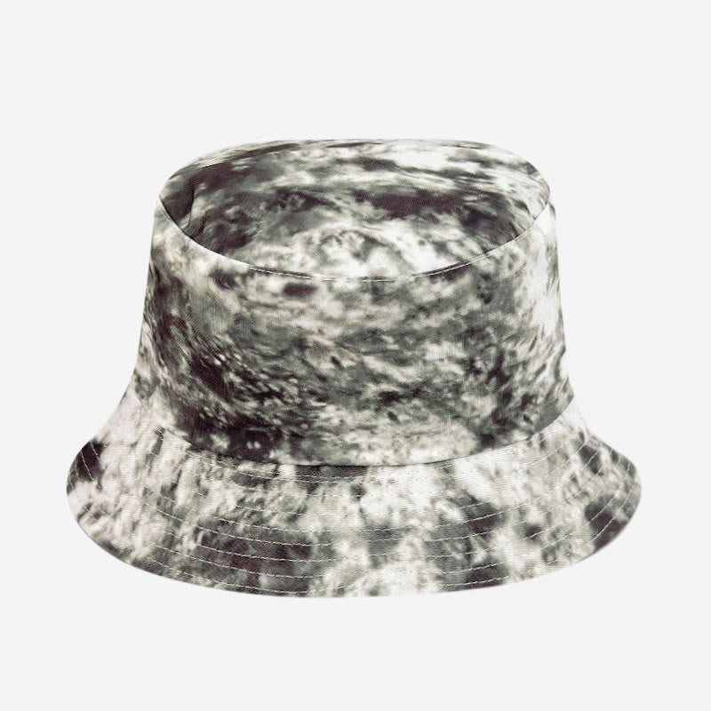 Chapeau bob tie-dye rouge grande taille
