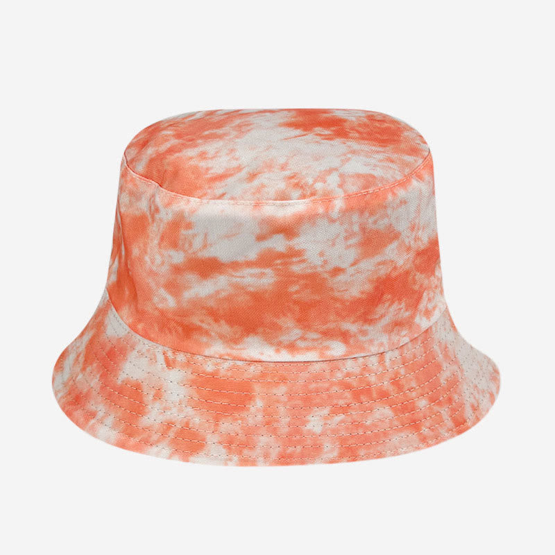 Chapeau bob tie-dye bleu violet grande taille