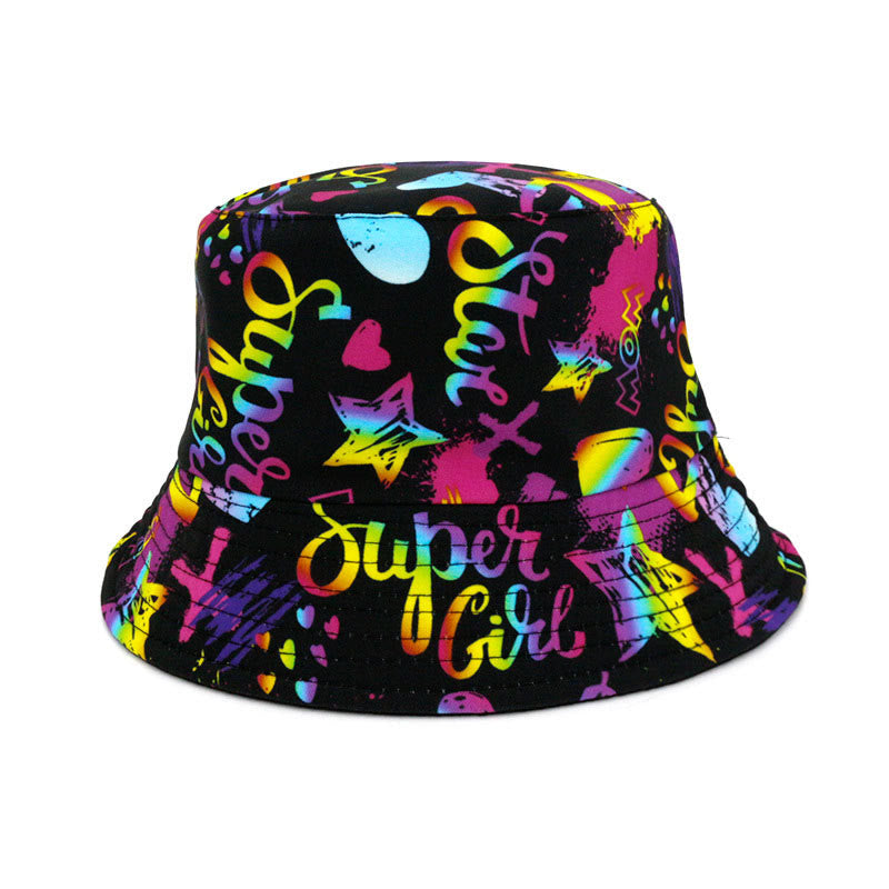 Chapeau bob imprimé spécial grande taille