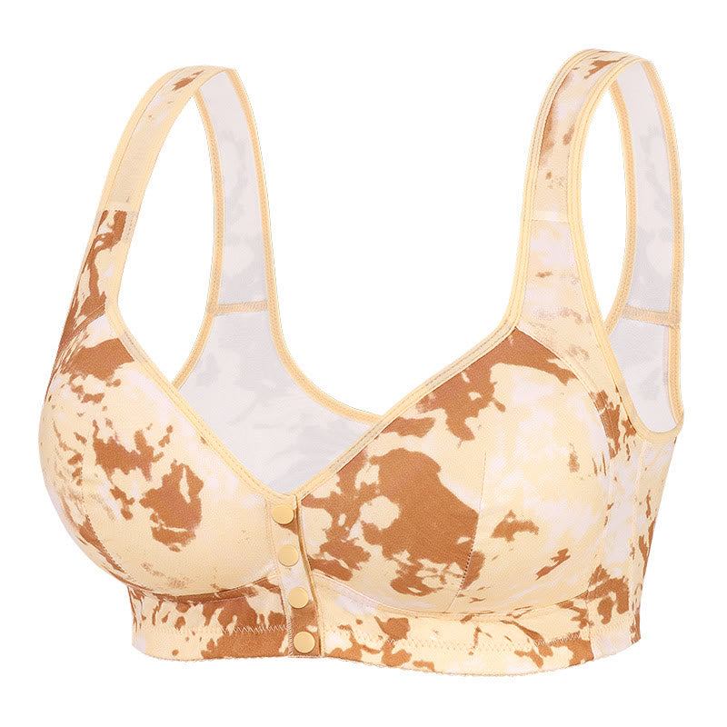 Soutien-gorge sans armatures tie-dye grande taille