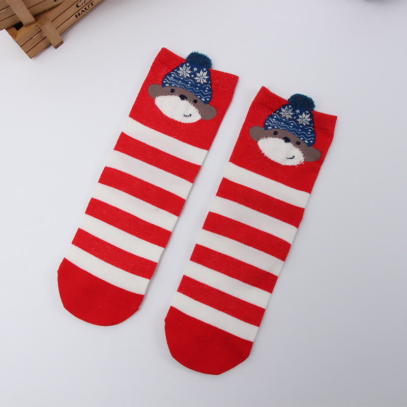 Chaussettes à motifs de Noël mignons