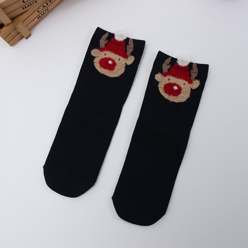 Chaussettes à motifs de Noël mignons
