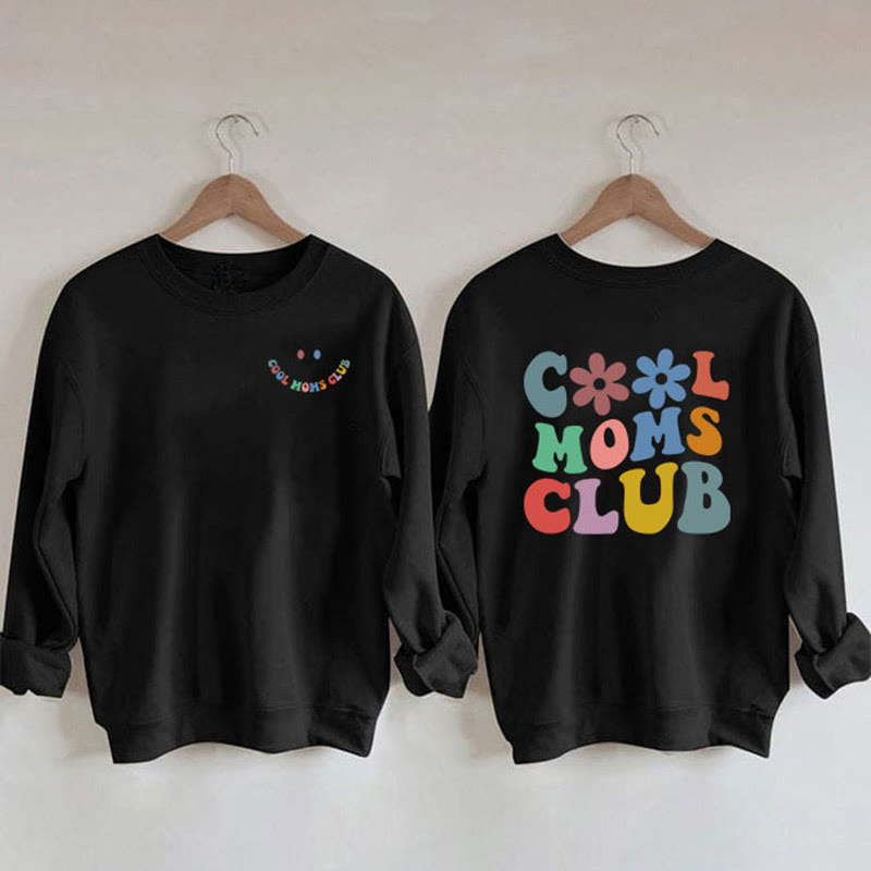 Sweat-shirt à texte coloré grande taille