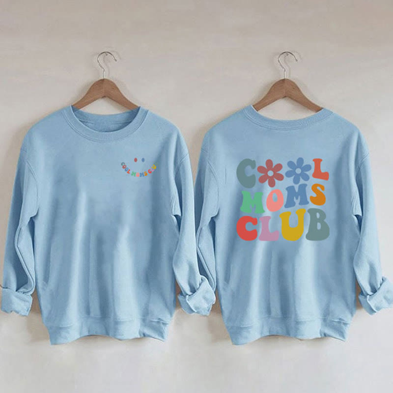 Sweat-shirt à texte coloré grande taille
