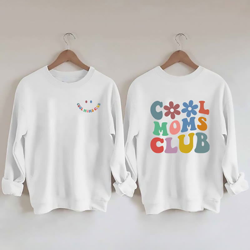 Sweat-shirt à texte coloré grande taille