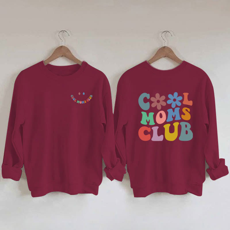 Sweat-shirt à texte coloré grande taille