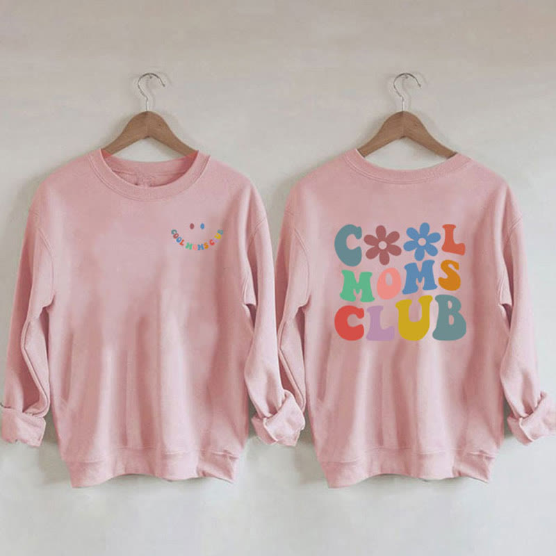 Sweat-shirt à texte coloré grande taille