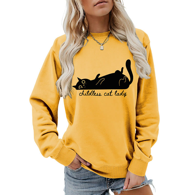 Sweat-shirt chat mignon grande taille - image 25