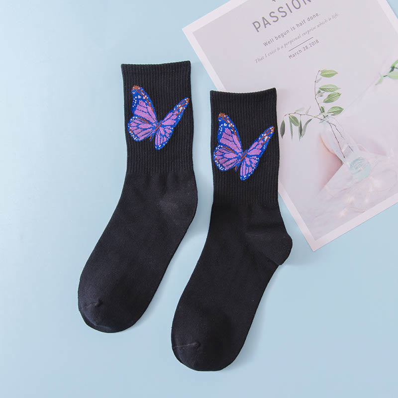 Chaussettes papillon (6 paires) - Noir - EU36-40 (US3-7) - image 13